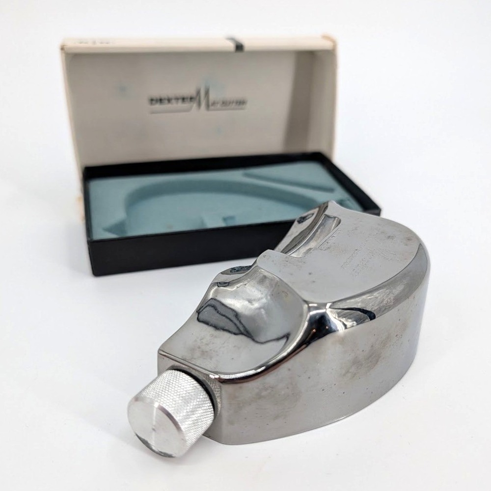 Vintage Dexter Mat Cutter Russell Harrington Chrome Tool‎ with Box and Manual